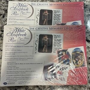 Creative Memories 5x7 (two sets) scrapbook pages.  NIP and NLA!